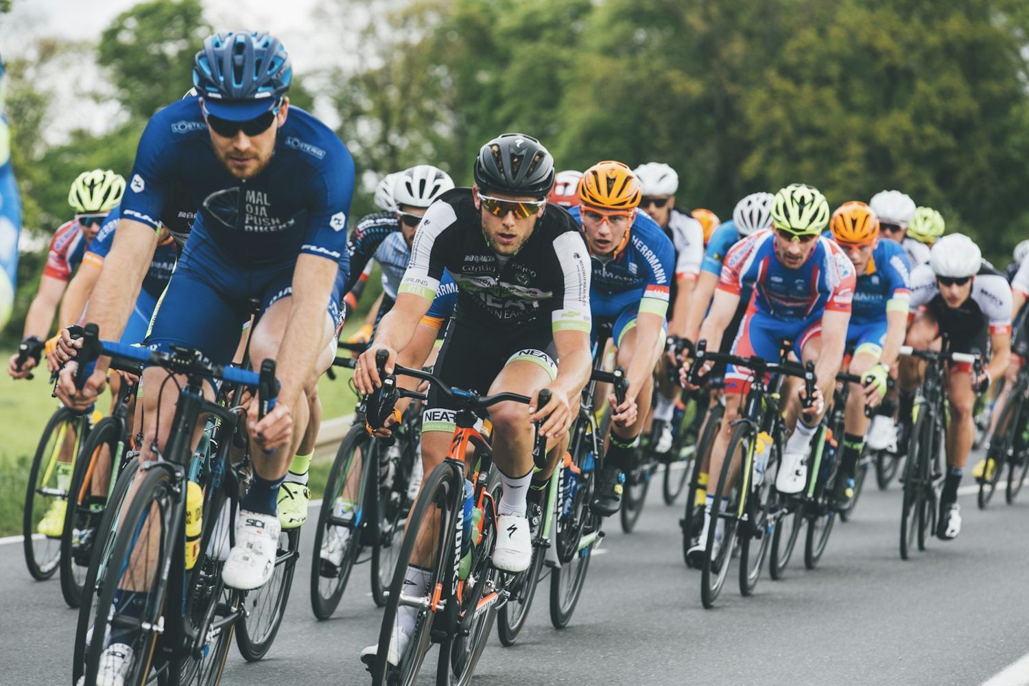 Cyclists in the city