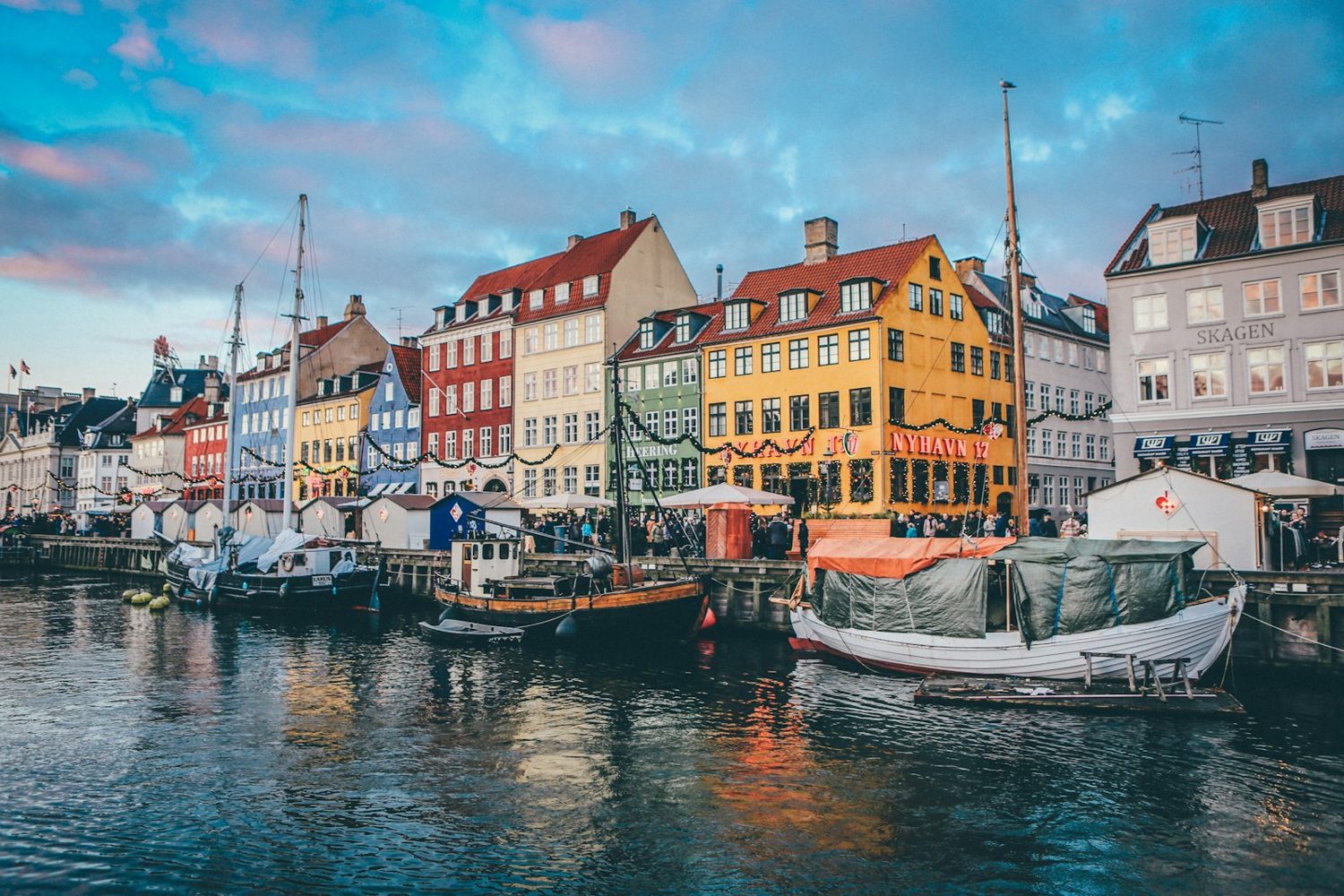 Copenhagen canal houses